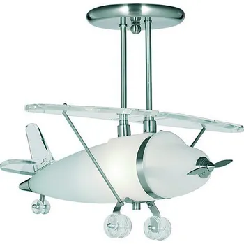 Dětské svítidlo Searchlight Novelty 1xE27 60 W stříbrné