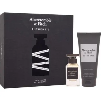 Pánský parfém Abercrombie & Fitch Authentic dárková kazeta: EDT 50 ml + sprchový gel 200 ml pro muže