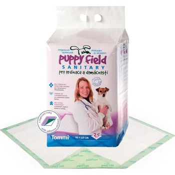toaleta pro psa Tommi Puppy Field Sanitary Pads 25 ks 90 x 60 cm