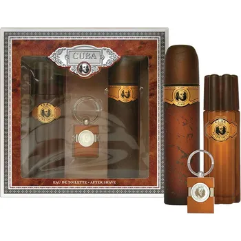 Cuba Gold M EDT, 100 ml + voda po holení 100 ml + klíčenka