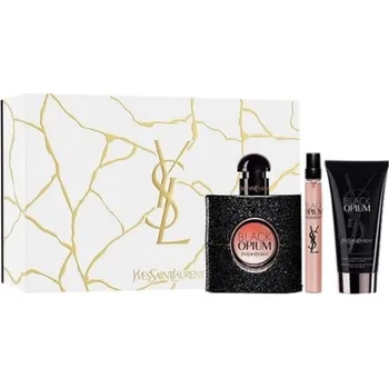 Yves Saint Laurent Black Opium W EDP, 50 ml + tělové mléko 50 + EDP 10 ml