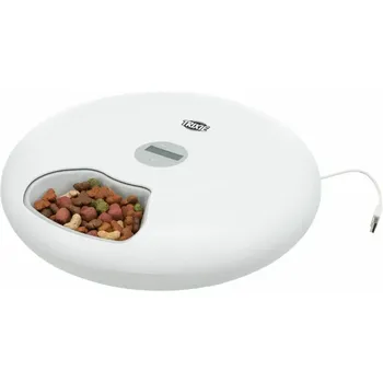 Dávkovač krmiva Trixie TX5+1 automatický zásobník 1080 ml bílý