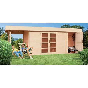 Zahradní domek Jevíčko 3 zahradní chatka 610 x 300 x 224 cm severský smrk