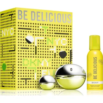 DKNY Be Delicious W EDP, 100 ml + EDP 7 ml + sprchová pěna 150 ml