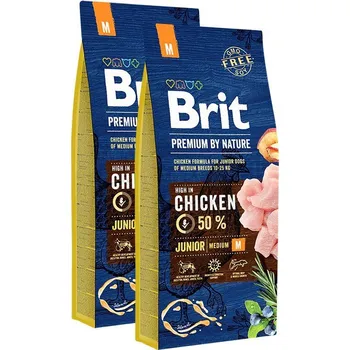 Brit Premium by Nature Junior M, 2x 15 kg