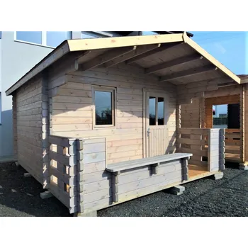 Zahradní domek Sotra Elza S991901 360 x 480 cm přírodní borovice/smrk
