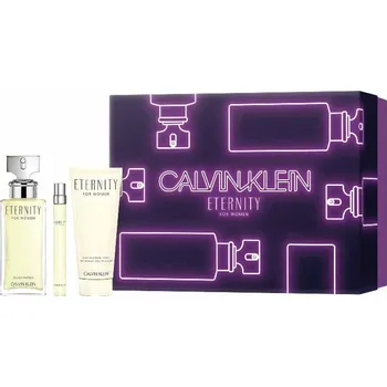 Calvin Klein Eternity W EDP, 100 ml + tělové mléko 100 ml + EDP 10 ml