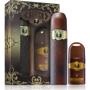 Cuba Gold M EDT, 100 ml + roll-on 50 ml