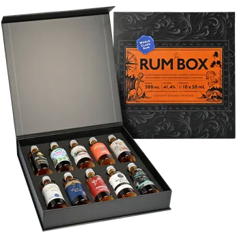 Rum 1423 Aps The Rum Box Blue Edition 41,4 % 10x 0,05 l