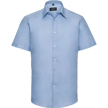 Pánská košile Košile Oxford s krátkým rukávem 923M oxford blue M