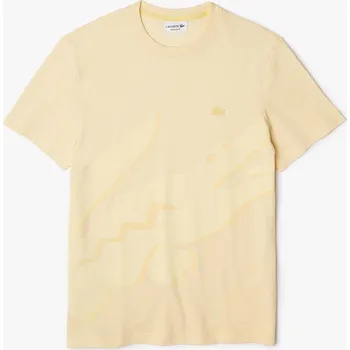 Pánské tričko Tričko Lacoste Yellow 1071117 XS