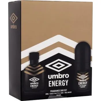 Pánský parfém UMBRO Energy dárková kazeta: EDT 30 ml + antiperspirant 50 ml pro muže