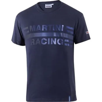Pánské tričko Sparco Martini Racing Tričko Big Logo Námořní modř XXL