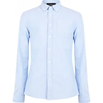 Pánská košile Firetrap Basic Oxford Shirt Blue M