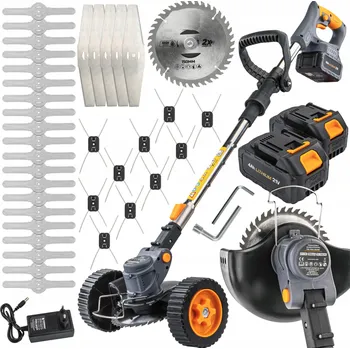 Strunová sekačka Powermat PM-PKA-4AHM 2x 4,0 Ah + nabíječka