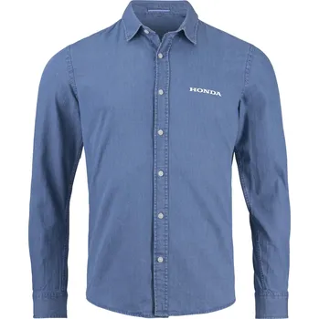 Pánská košile HONDA košile PADDOCK 25 light blue jean - XL