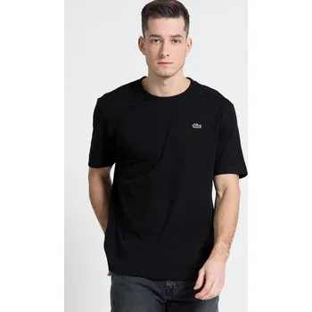 Pánské tričko Tričko Lacoste černá barva TH7618, vel. L/XL