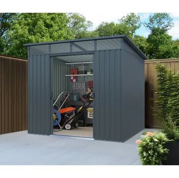 Zahradní domek Zahradní domek BestBerg ZDSL-4S / 4,6 m² / 238 x 194 x 202 cm / světle šedá