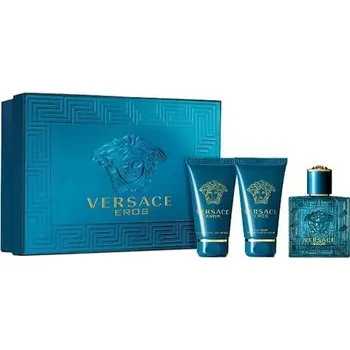 Versace Eros M EDT, 50 ml + 50 ml sprchový gel + 50 ml balzám po holení